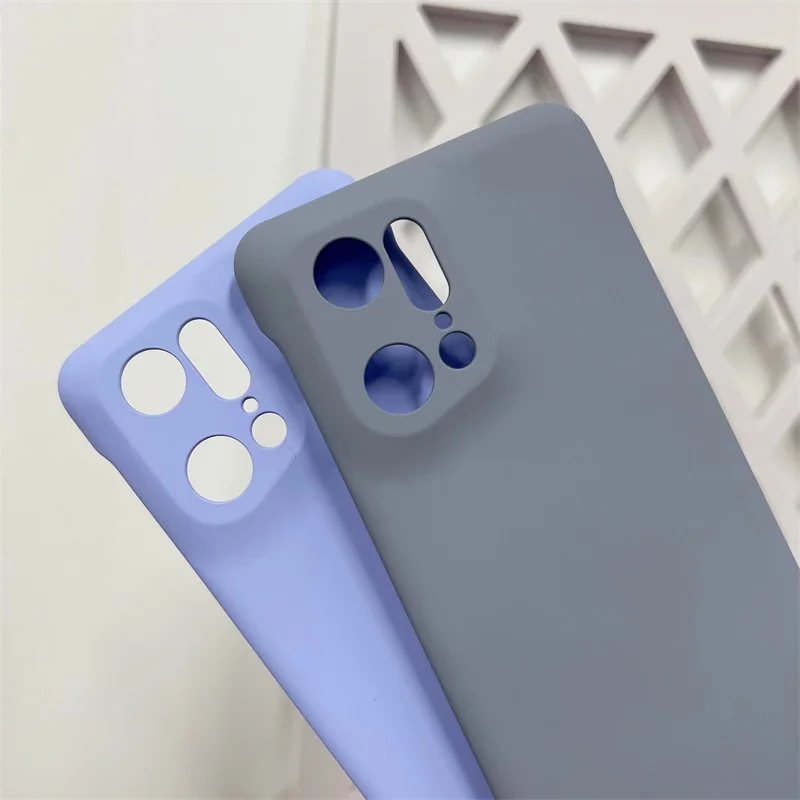 Bonbonfarbene, rahmenlose, matte Hülle für Oppo Find X5 FindX5 X3 X2 Pro 5G, schlanke, harte PC-stoßfeste Stoßstangenabdeckung_voghion.com