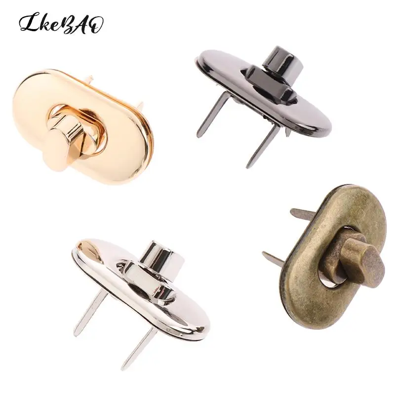 

Women's Handbag Shoulder Mini Oval Twist Lock Metal Closure Buckle Turn Locks For Purse Wallet Bag Accessories