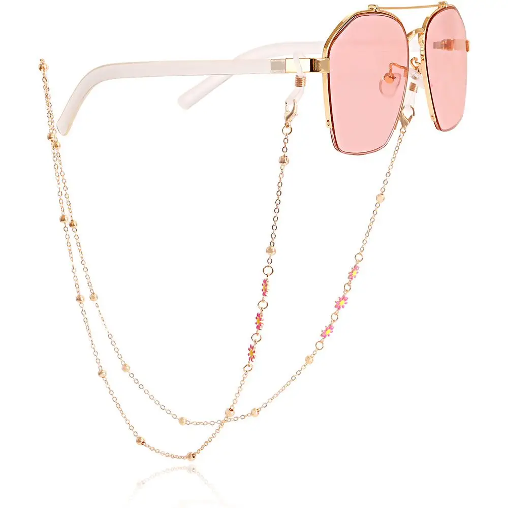 

Colourful Daisy Spectacles Cord Reading Glasses Anti-lost Non-slip Sunglasses Strap Eyeglasses Lanyard Eyeglasses Chains