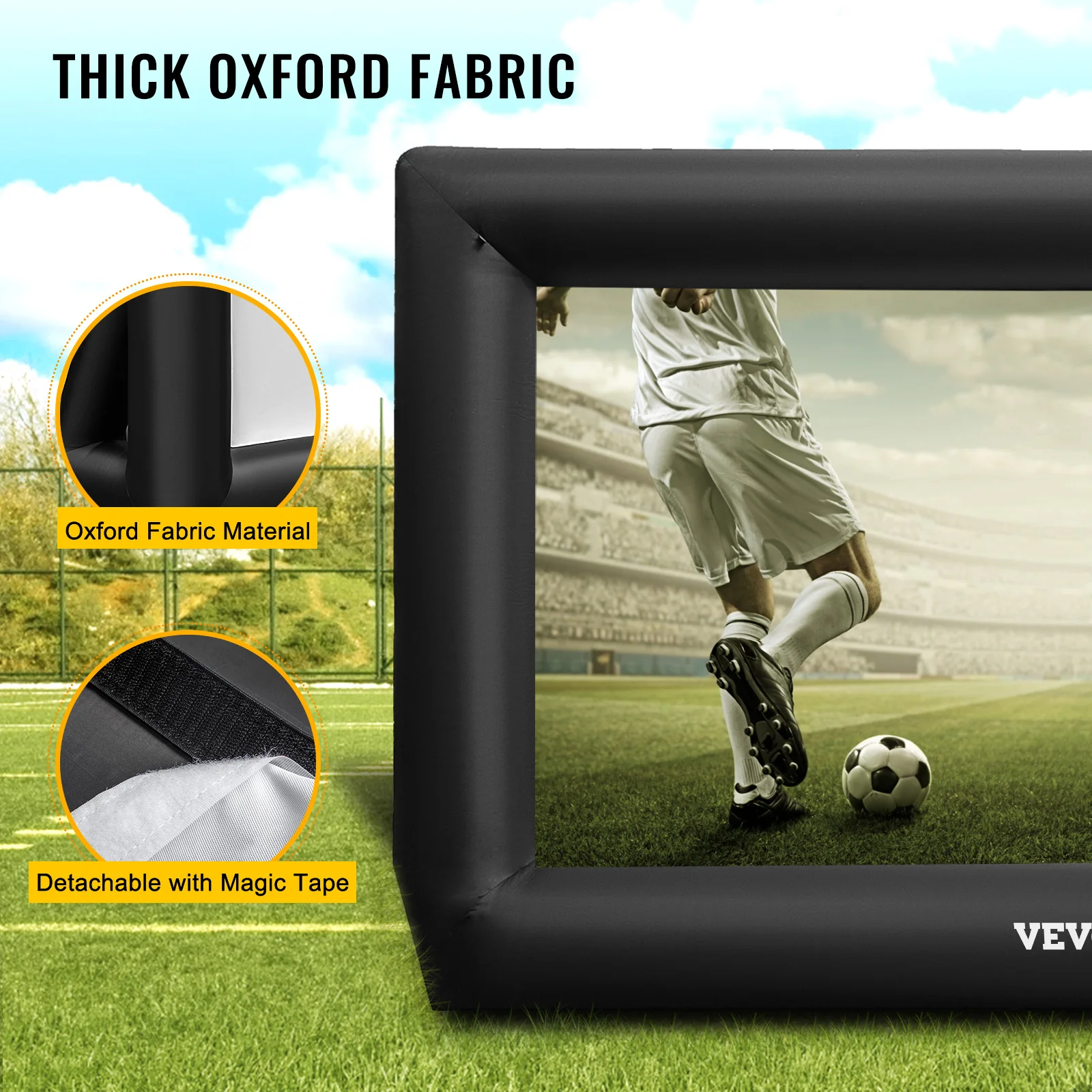 VEVOR Inflatable Movie Screen 24FT 5