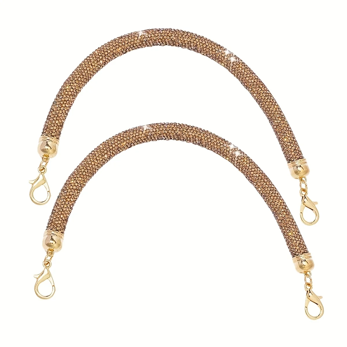 Glam Sparkle Rhinestone Crystal Bag Strap - Elegant Replacement Accessory