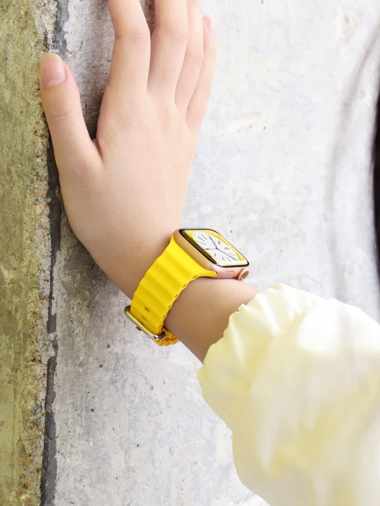 Silicone Ocean Band for Apple Watch - Premium iWatch Strap Bracelet