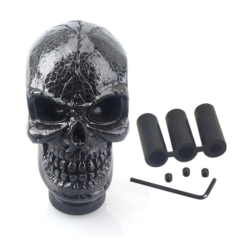 Skull-Shaped Gear Shift Knob - Unique Car Accessory & Decor