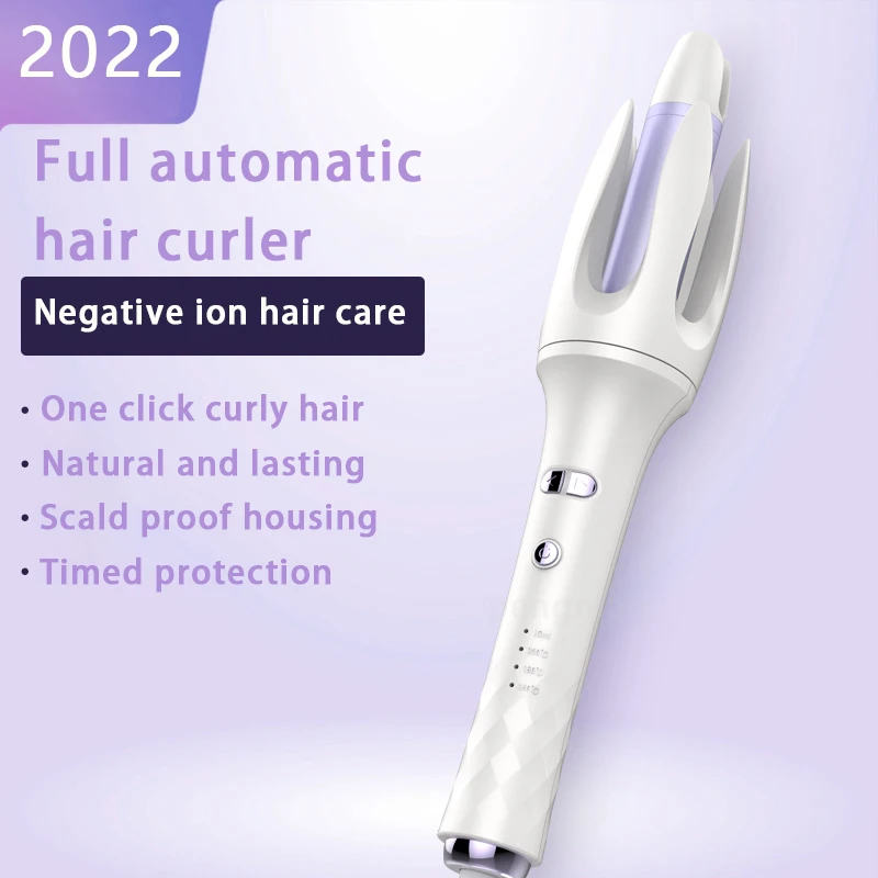 Negative ion Automatic Curling Iron Electric Hair Curler Ceramic Coating  Auto Rotating Hair Curling Iron Home Crimping Hair Iro automatic hair curler stick negative ion electric ceramic curler fast heating rotating magic curling iron hair care styling tool