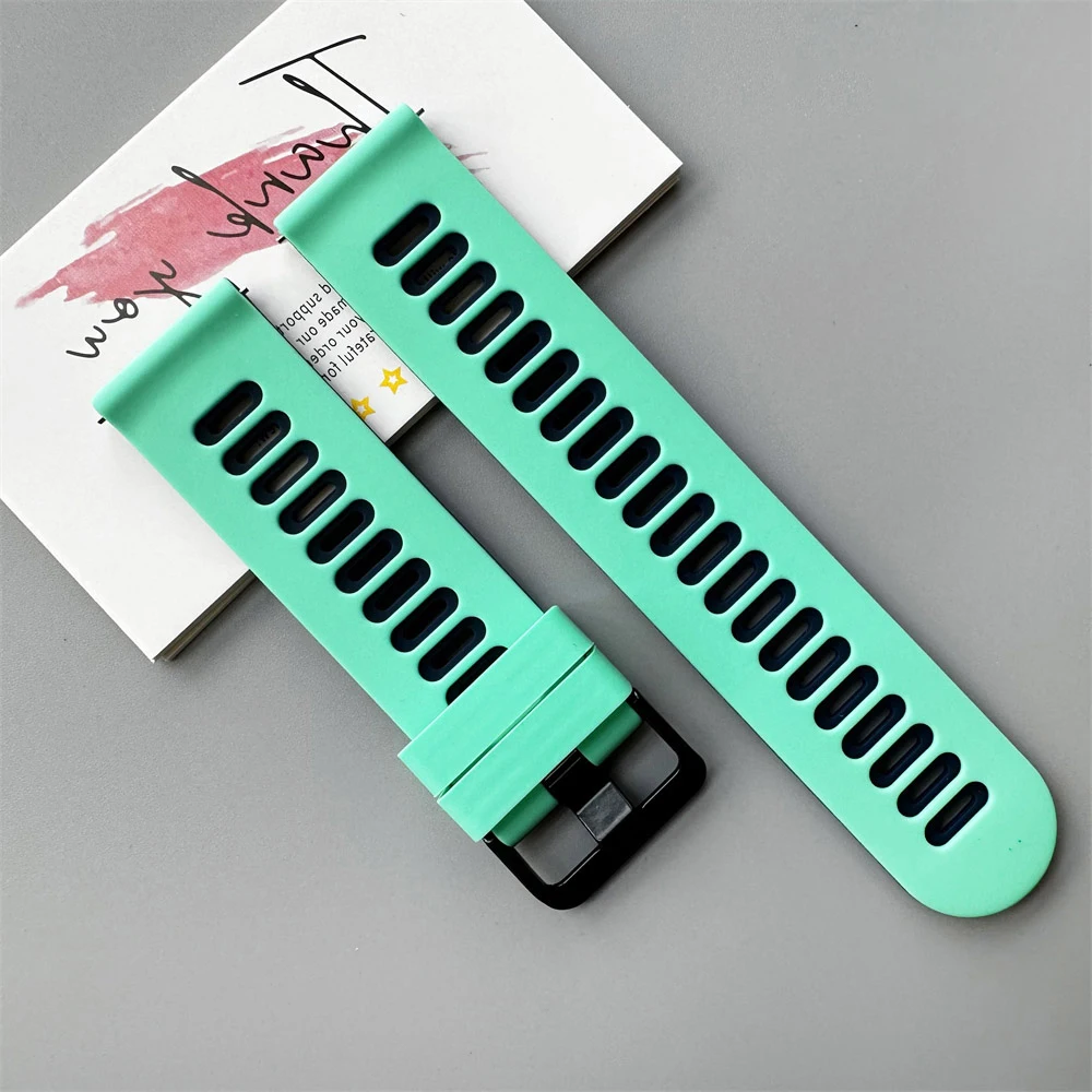Magnetic Silicone Watch Band - Versatile 20-22mm Strap, Loop, Bracelet with Adjustable Closure