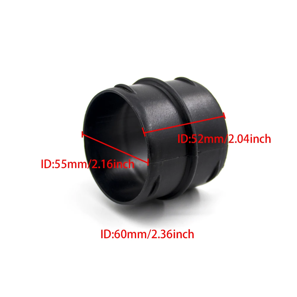 Air Diesel Heater Duct Pipe Heater Duct Connector 42mm 60mm 75mm Air Diesel Parking Duct Ducting Heater Connector Pipe Air Vent Outlet Joiner For Webasto Eberspaecher Accessories