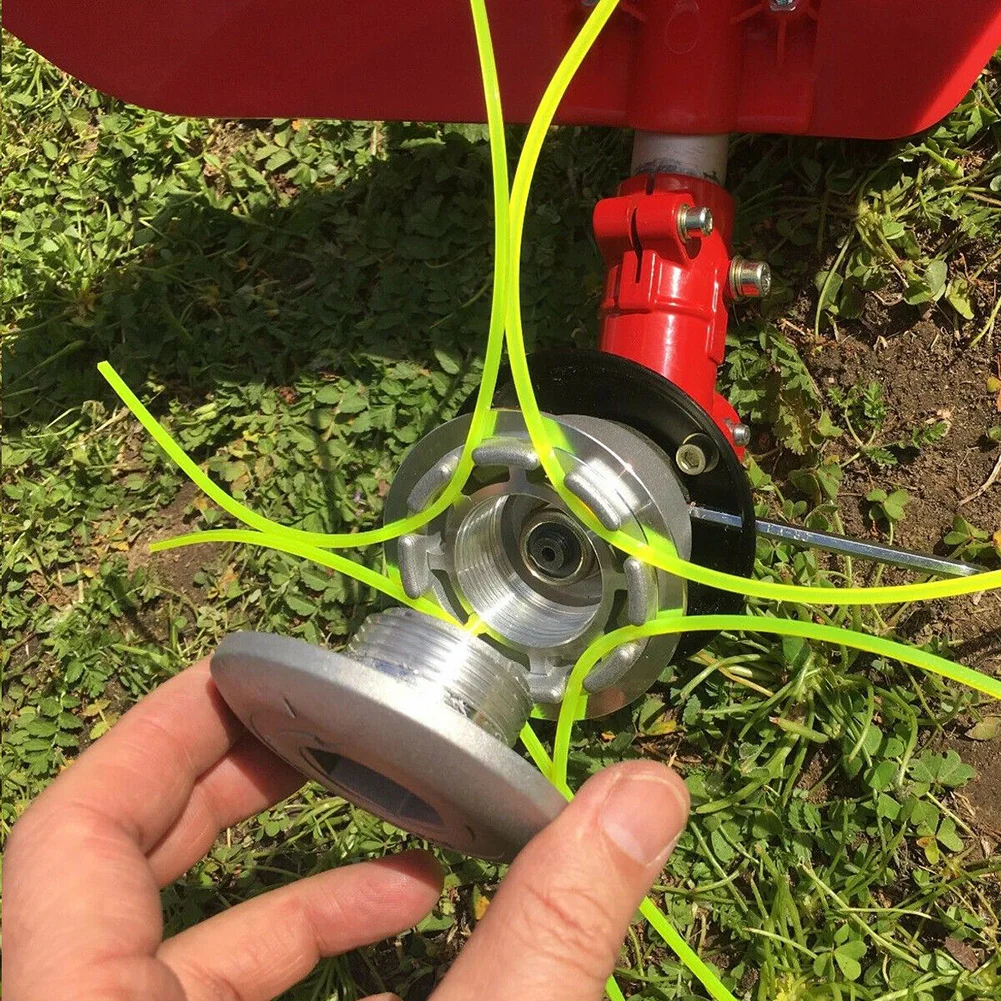 Aluminum Line Trimmer Head Grass Brush Cutter Accessory Replacement Parts for Lawn Mower grass trimmer head aluminum trimmer head