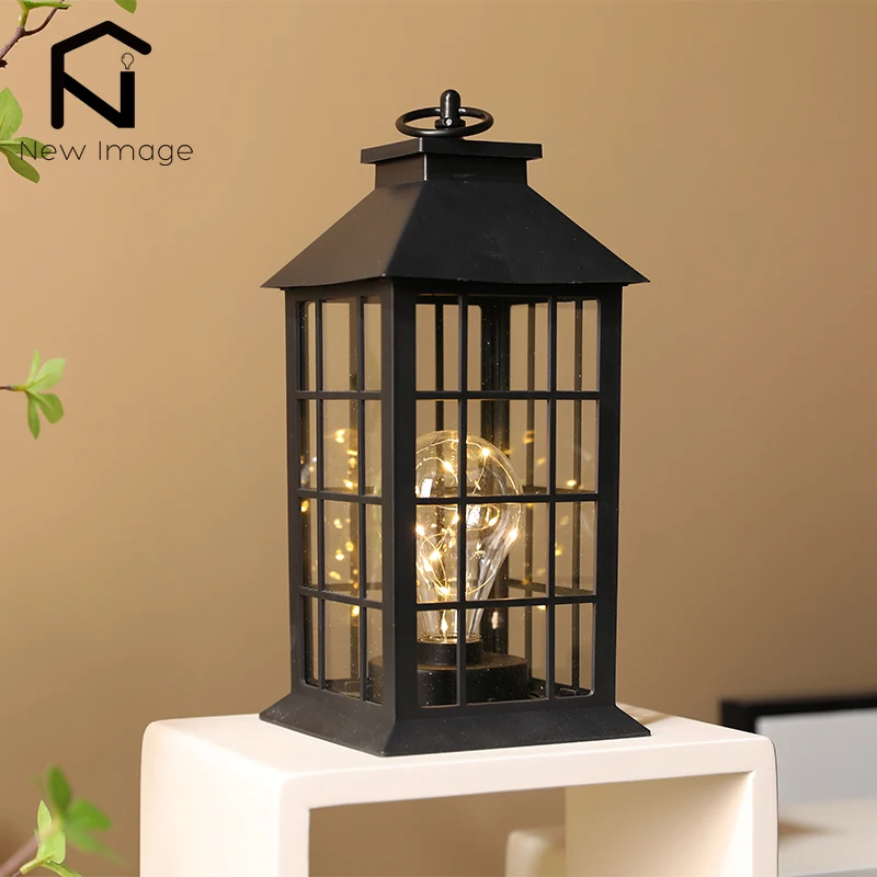 Candle lantern - Battery operated lantern with timer