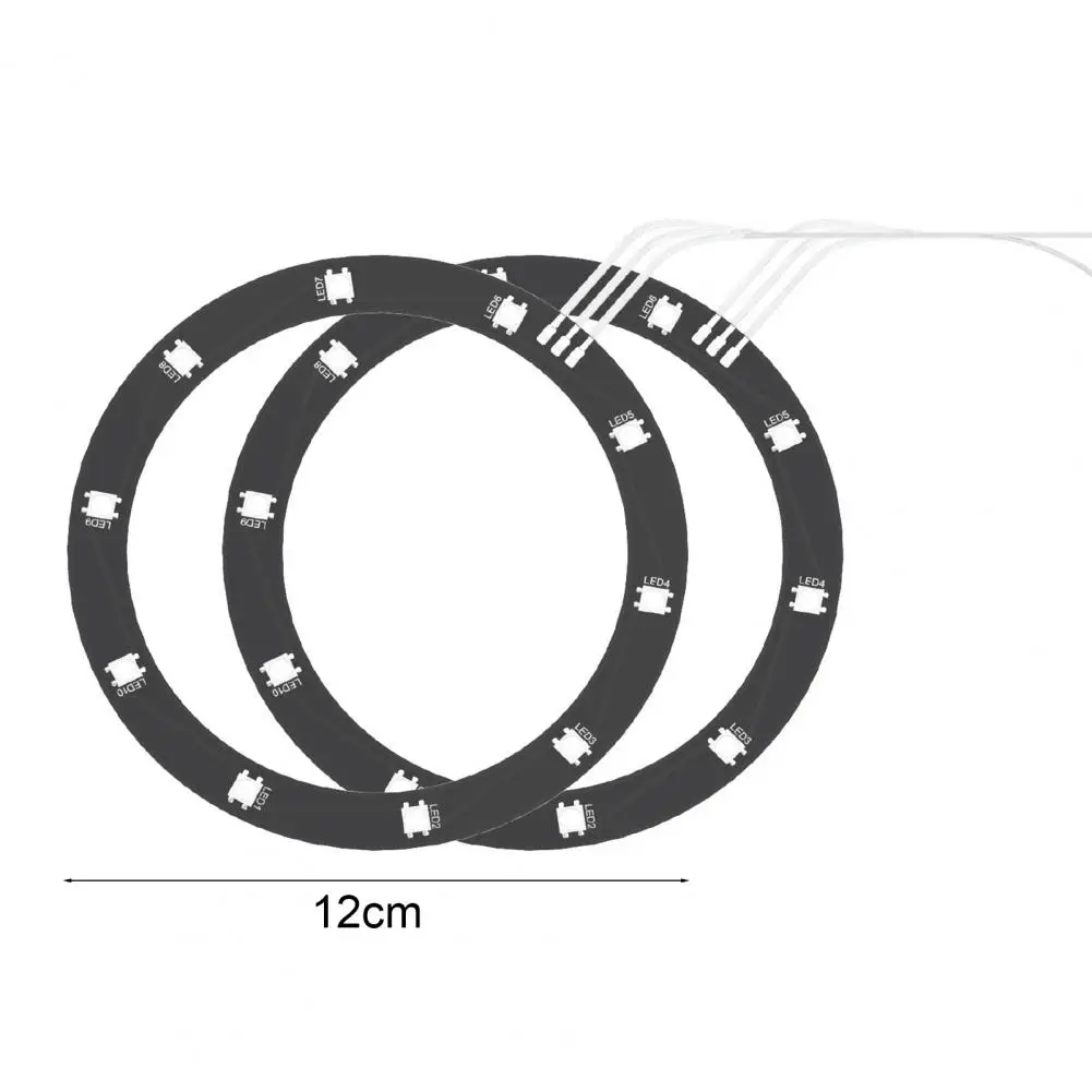 RGB LED Light Strip for PS5 Slim Disc And Digital Edition 8 Colors 400 Effects Flexible Game Console Color Changing Lamp Ring 6