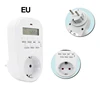 ManHua EU/US/UK/VN Plug Electronic Digital Timer Switch Outlet 230V 50HZ 24 Hour Cyclic Programmable Timer Socket 4