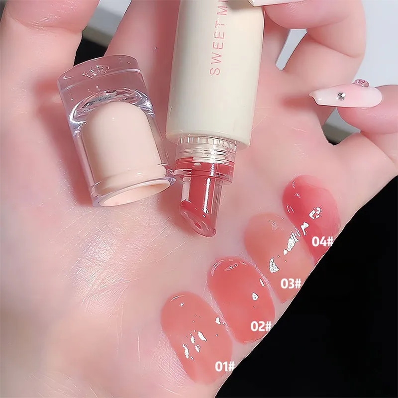 6 Color Mirror Dyeing Lip Gloss Moisturizer Liquid Lipstick Waterproof Long Lasting Makeup Lipglaze Red Lip Tint Korean Cosmetic Lip Makeup Lip Glaze Lip Tint