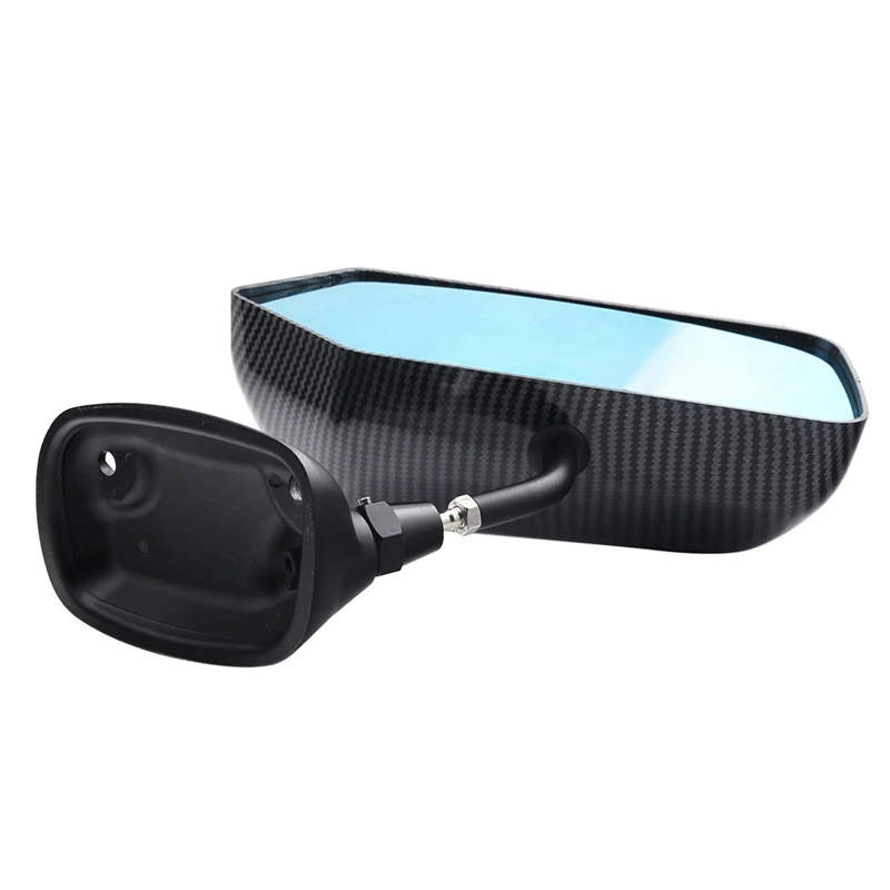 

Car Universal Tuning Mirror F1 Aluminum Base Carbon Fiber Rearview Blue Mirror Tuning Mirror Replacement Parts Accessories