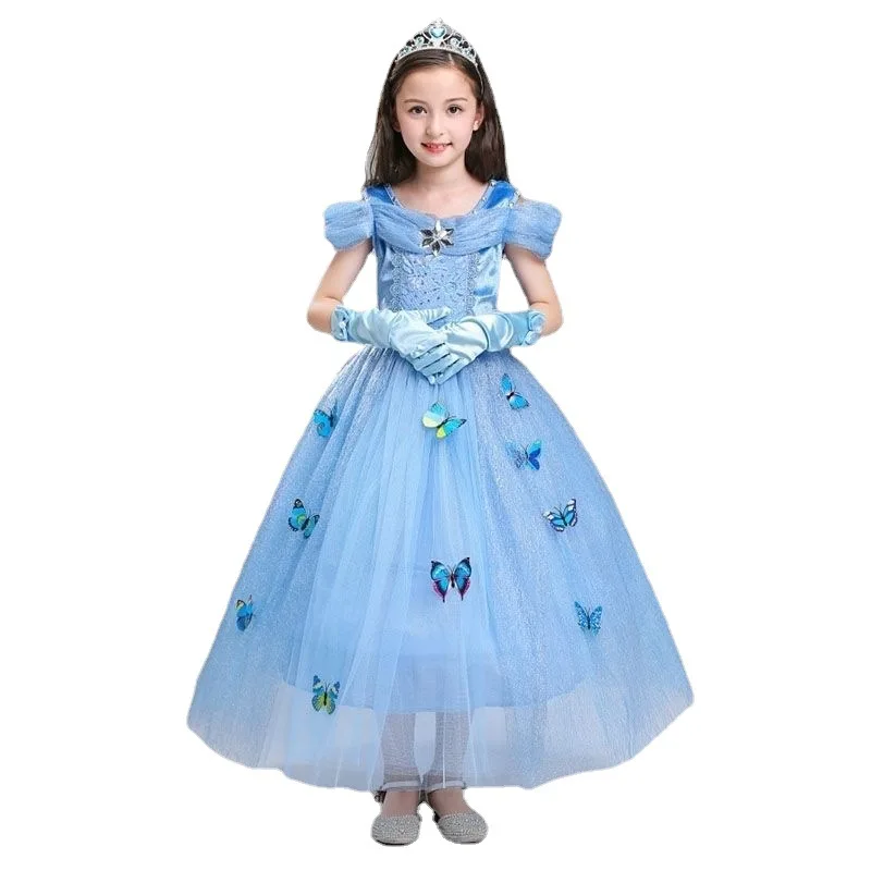 Kids Dress for Girls Princess Party Baby Performance Prom Clothing Bridesmaid Christmas Birthday Gift Maxi Ceremonial Dress cute dresses
