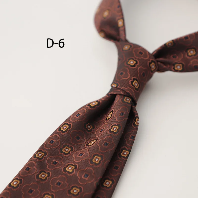 New 8cm Trendy Gentlemen Formal Striped Neck Ties For Men Luxury Red Floral Silky Neckties Wedding Groom Suit Accessories Cravat