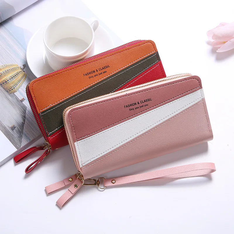 CoCopeaunts Wallets For Women Kawaii Cute Wallet Luxury Designer Lady Wallet  Pink Purse Womens Wallet Small Women Leather Wallet Coin Purse 