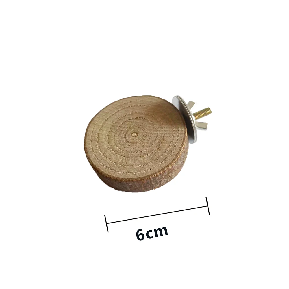 Niedliche Hasen-Rollerspielzeuge aus Naturholz, Kiefernholz-Hanteln, Einrad-Glocke, Kauspielzeug für Vögel, Meerschweinchen, Ratten, Kleintier-Zahnpflegespielzeug – Detail 4