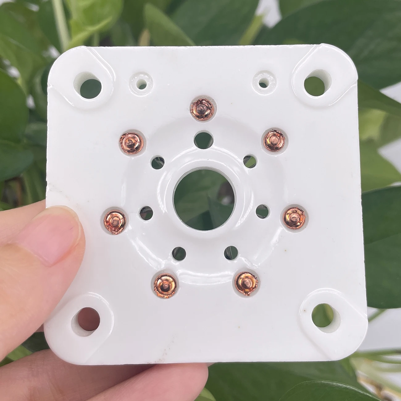 Ceramic Tube Socket 1PC 7PIN TUBE SOCKET Ceramic VALVE BASE GZC7-C for 6C33 FU19 FU29 FU30 FU32 829B 3C33 Vintage Audio Amplifier DIY