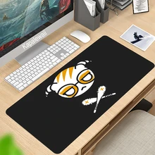 Arco íris seis tapete do mouse gamer almofada tapete de mesa teclado kawaii computador gabinete quente grande menina almofadas jogos acessórios tapete completo