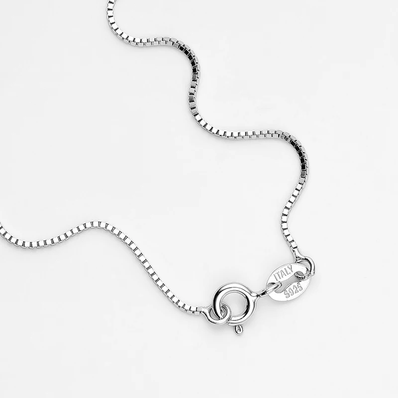 Pendant Necklace Silver Necklace Moissanite Necklace 1 Carat Real Moissanite Pendant Necklace 925 Sterling Silver For Women