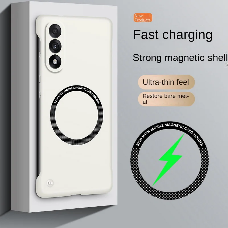 Ultra-Thin Frameless Magnetic Phone Case with MagSafe Compatibility