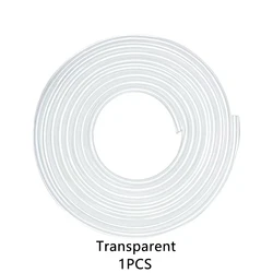 Transparent Car Door Edge Guard - Clear Rubber Seal Protector Trim (5 m - Transparent)