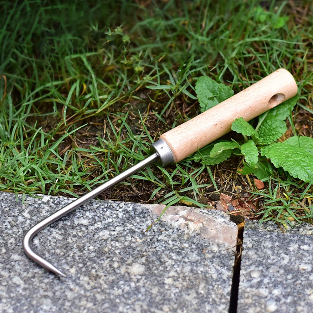 1PC Einzigen Klaue Haken Boden Lösen Werkzeug Wurzel Haken Garten Und Gartenarbeit Werkzeug Topf Bonsai Wartung Wurzel Picker gras Puller – Detail 2
