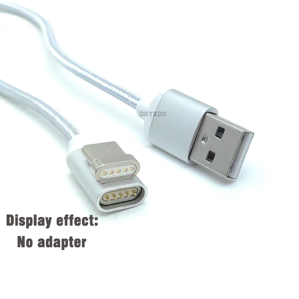 1Pcs Magnetic Charging Cable Plug Fast Charge USB Micro Type C Magnet Data Charging Cable