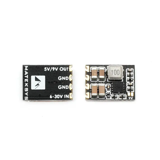 Matek Systems Micro BEC Out 5V or 9V Adj Standard Is 5V Synchronous Step-down Regulator Module for RC FPV Racing Drone 5