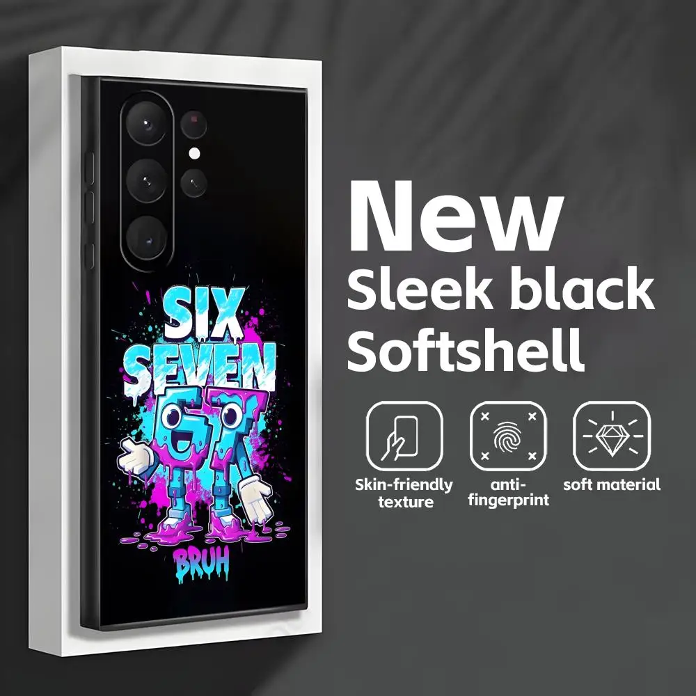 Sleek Black Soft Phone Case