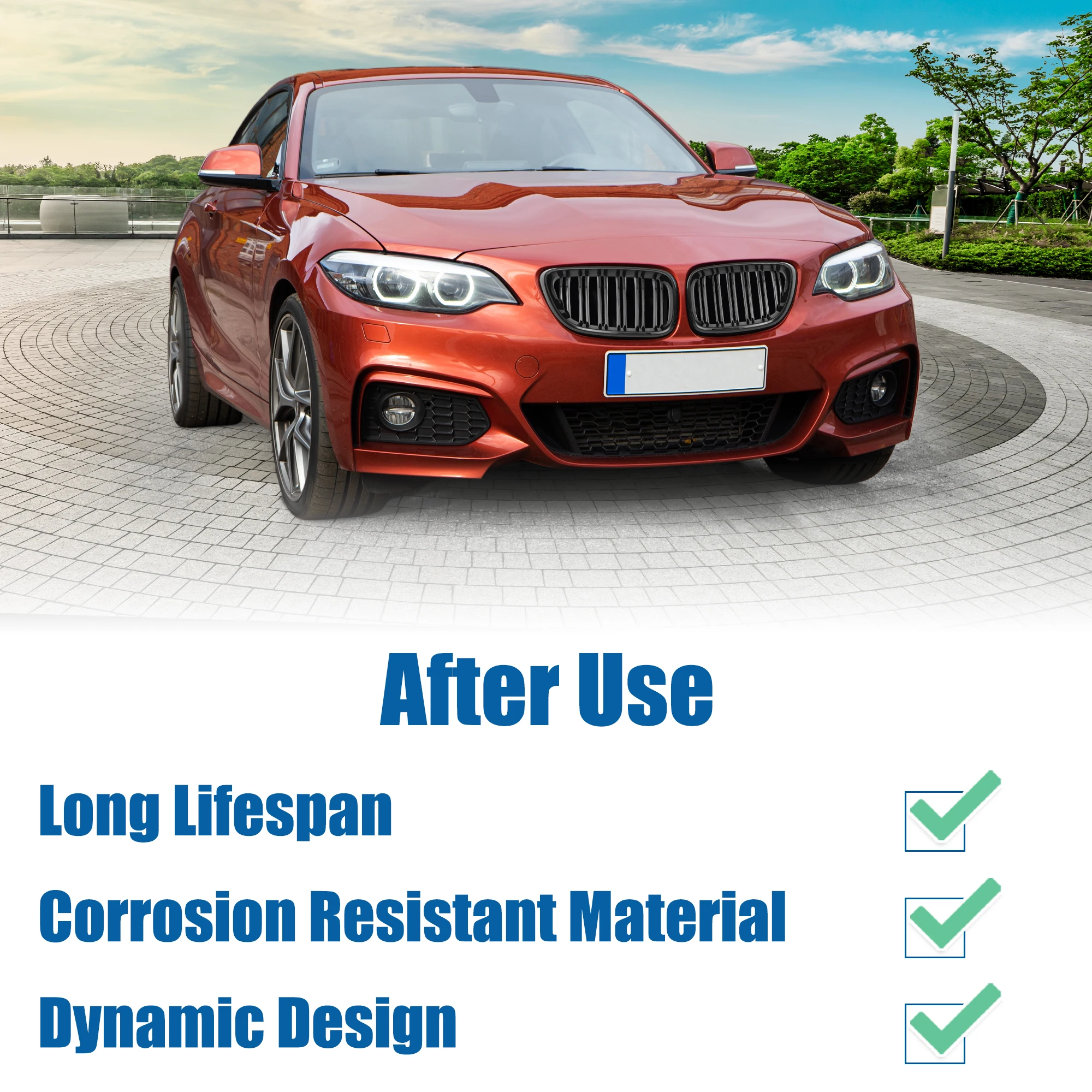 UXCELL BMW 2 ø F22   ĵ  ׸, 2014 2015 2016 2017 2018 51137295524/51137295523, 1 