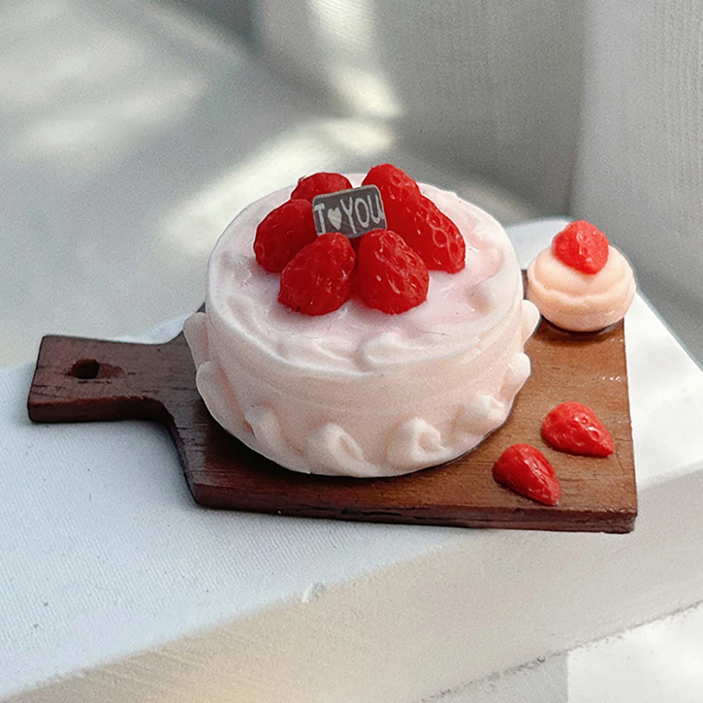 

1 шт. 1/12 аксессуары для кукольного домика, миниатюрная модель мини-десерта, игрушка для украшения кукольного домика OB11 bjd