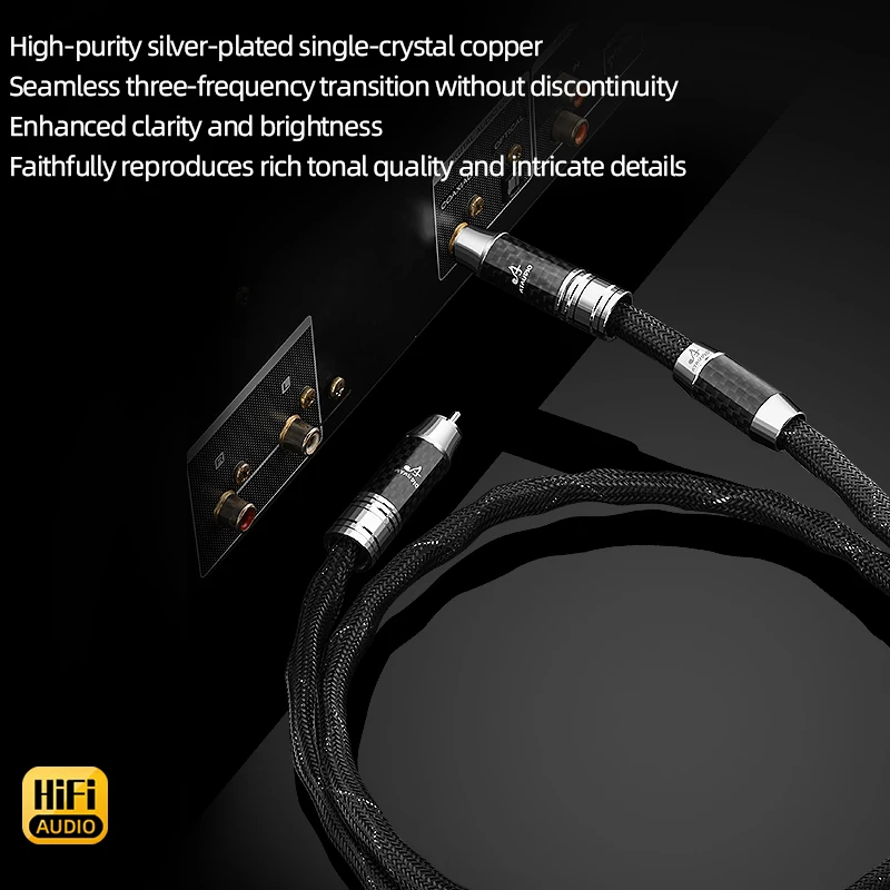 ATAUDIO HiFi 75옴 디지털 동축 케이블 프리미엄 SPDIF RCA 동축 케이블 (스피커, 서브우퍼용)