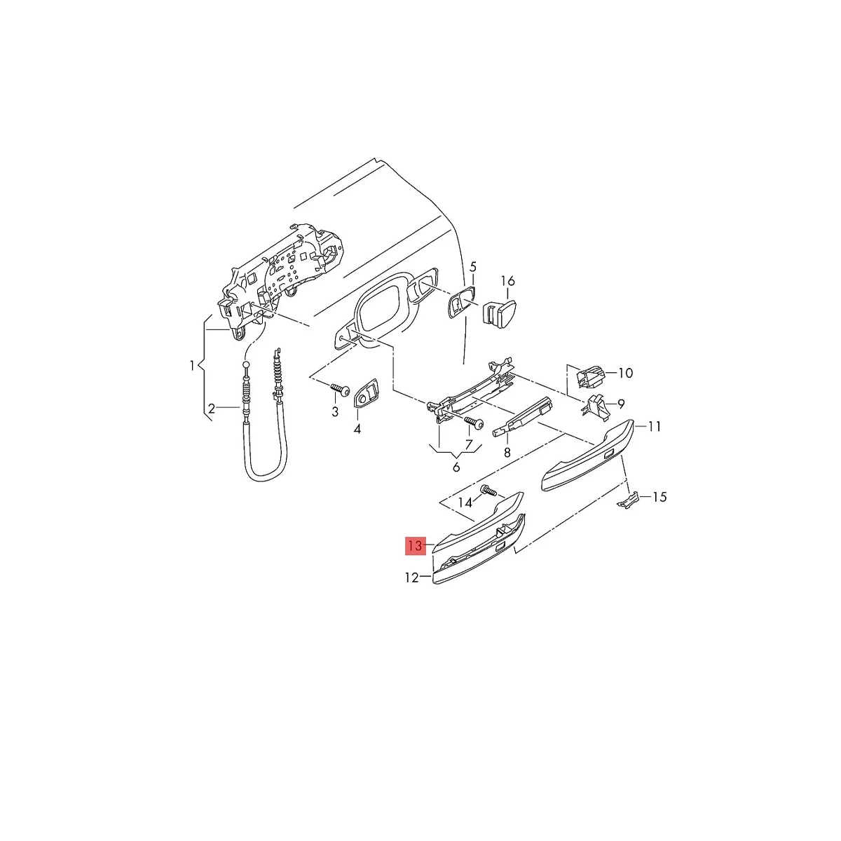 아우디 A4 용 전면 외부 문짝 핸들 크롬 커버 트림, 아우디 A4 B9 아반트 2016-2023 A5 F5 2017-2024 Q5 FY S4 S5 8W0837899A 8W0837900A
