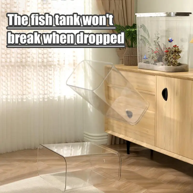 Fish Tank For Betta Fish Small Betta Aquarium Desktop Tank Landscape Turtl Aquarium Decorative