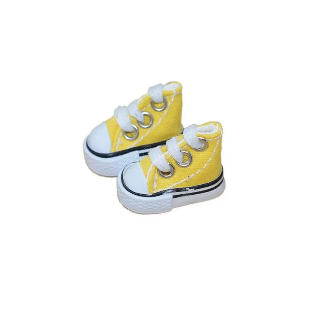 3,5 CM Puppe Schuhe für 1/8 Bjd Puppe Zubehör Mini Leinwand Schuhe Mode Nette Puppe Dress Up Zubehör Spielzeug geschenk – Detail 7