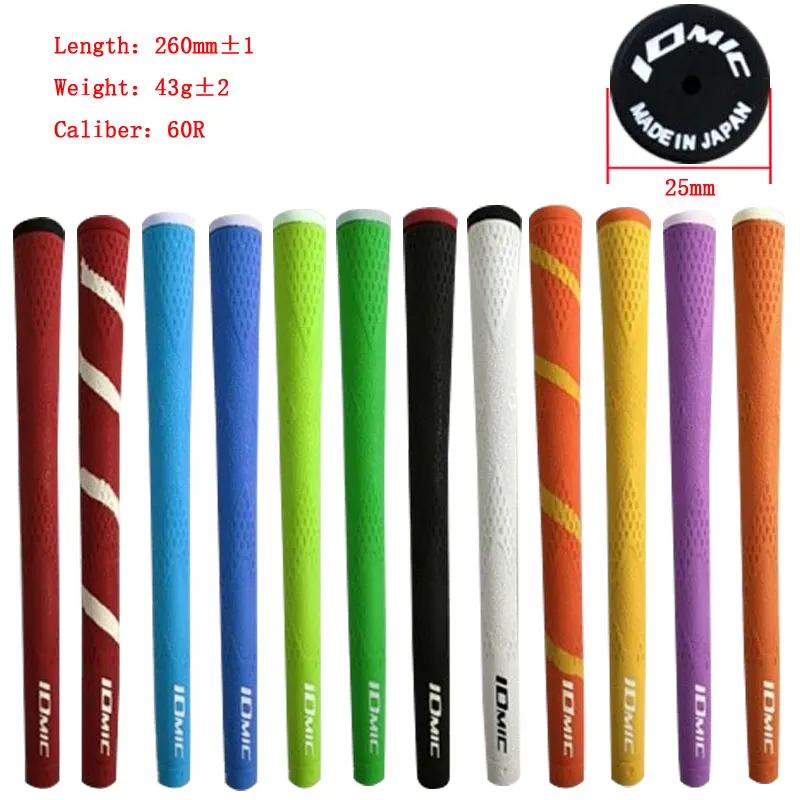 

7pcs/lot IOMIC Golf grips High quality rubber Golf irons grips 12 colors in choice Golf clubs grips Free shipping