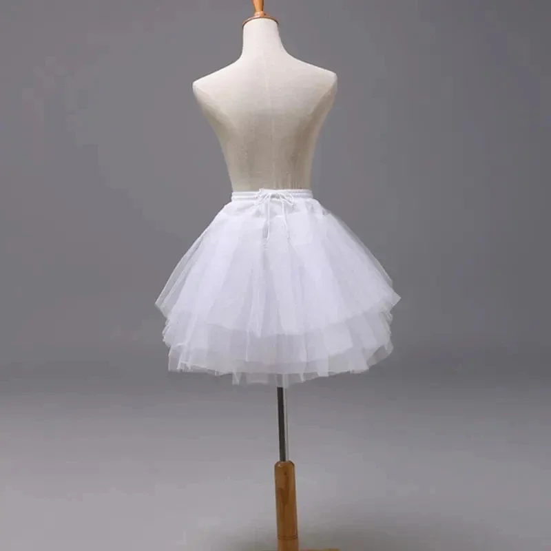 Women Elastic High Waist Ballet Sweet Skirt Bowknot Mesh Tulle Petticoat Dress Underskirt | petticoat skirt,petticoat underskirt,wedding underskirt,lolita petticoat,flower girl underskirt,wedding petticoat,vintage underskirt,tulle tutu skirt