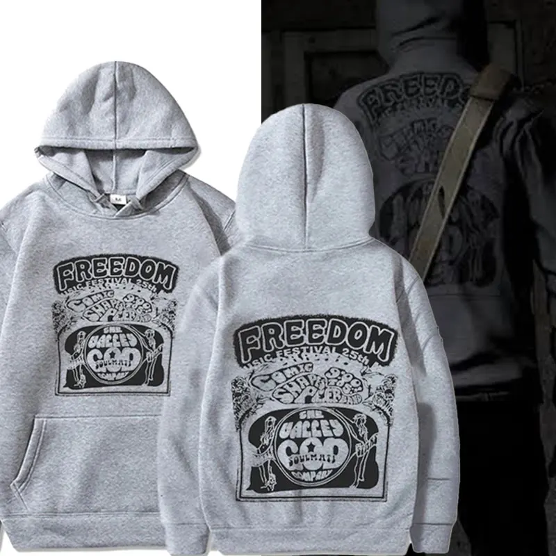 Vintage Fear Is Gone Hoodie パーカー フーディ Vintage Fear Is Gone Hoodie in Black/Cream | Civil