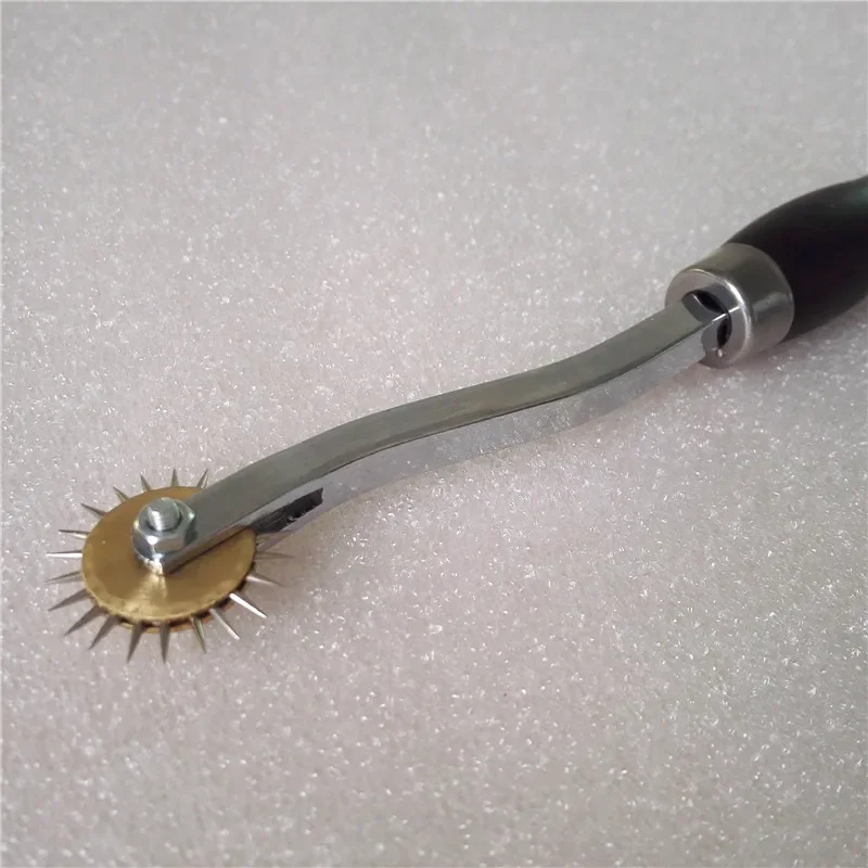 Leather Craft Tool Professional Leather Overstitch Wheel Gear Roulette Stainless Steel Spacer Sewing Leather Craft Tool Gear 4mm