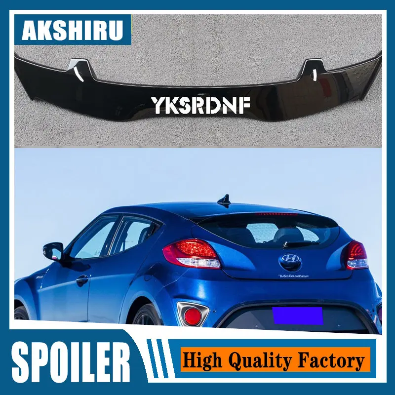 Rear Wing Spoiler Abs For Hyundai Veloster Turbo 2012 2013 2014 2015