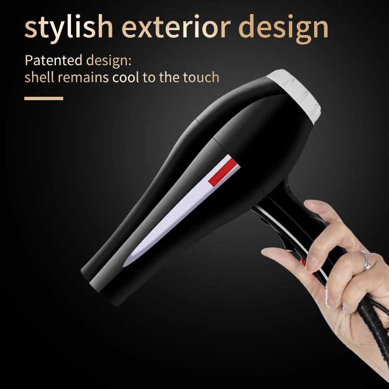 Press high power anion constant temperature hair dryer quick drying hair salon stylist for the blower 5800 3