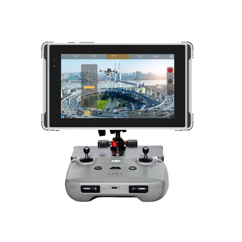 Cheapest 7 Inch Outdoor 2600 Nit IP68 Waterproof Android UAV Industrial Handle Cheap Rugged Tablet Pc For Drone