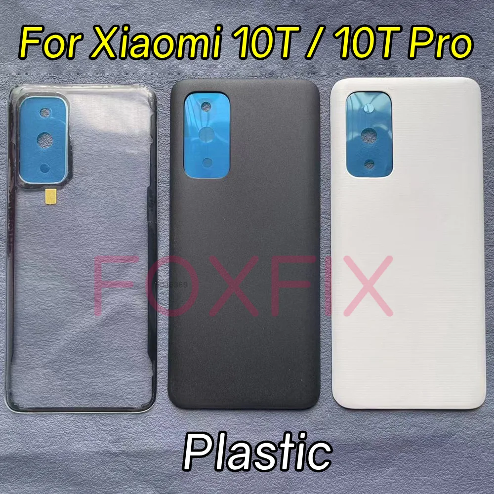 Tampa Traseira Para Xiaomi MI 10T M2007J3SY E MI 10T PRO M2007J3SG Fundo De Vidro Com Escrita I.342116458 - Foto 5