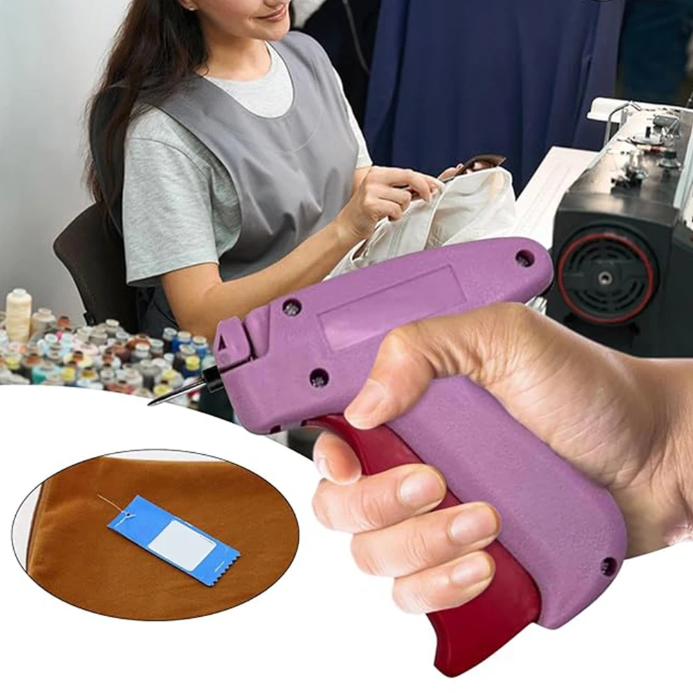 Description Picture 5 of itemLabel Tagging Gun with 6 Needles Mini Stitch Gun Stitch Hemming Gun Sewing Machine Quilt Tacking Gun for Clothes Socks Hats