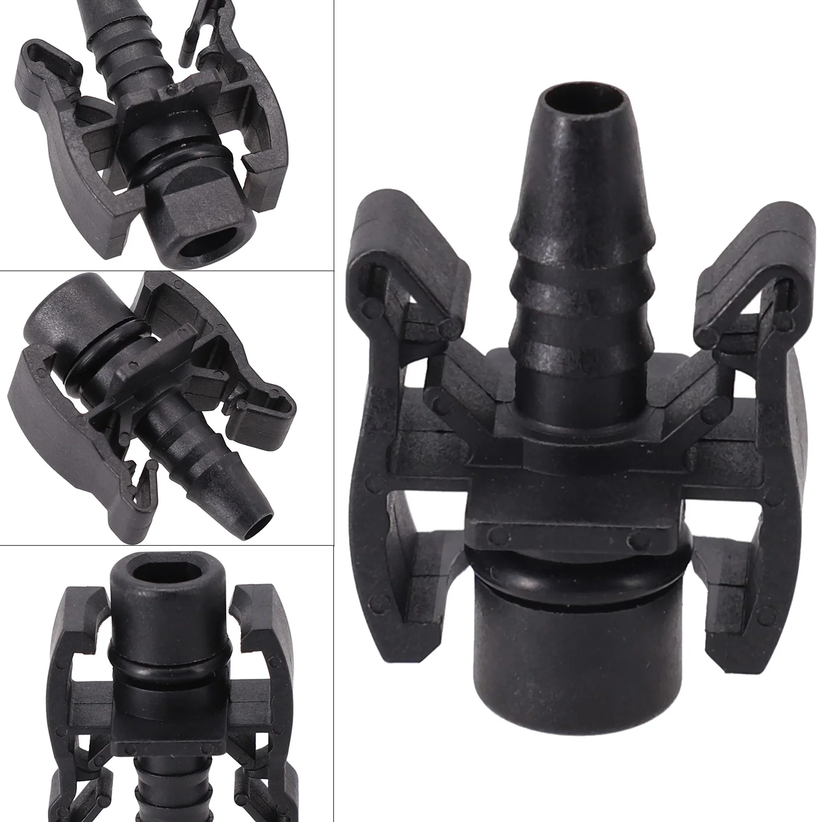 

Brand New Straight Connector Automotive Accessory 1 Pieces ABS Durable Easy To Install High Temperature Resistant