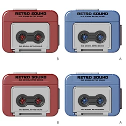 Vintage-Inspired Mini Recorder Keychain - Novelty Gift and Stylish Accessory (4xChinese song)