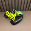 Remote control ship, CR car, CR aircraft, three in one deformable drone, hovercraft aircraft, stunt flying car, boy's four axis 5