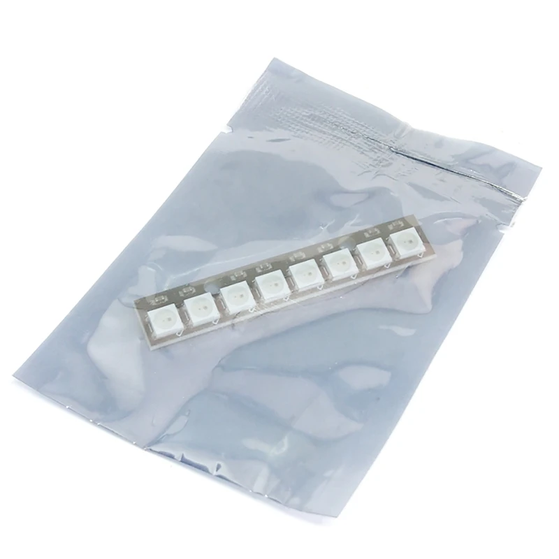 WS2812 5050 RGB LED  Ǯ ÷  8 Ʈ, 10 ,  