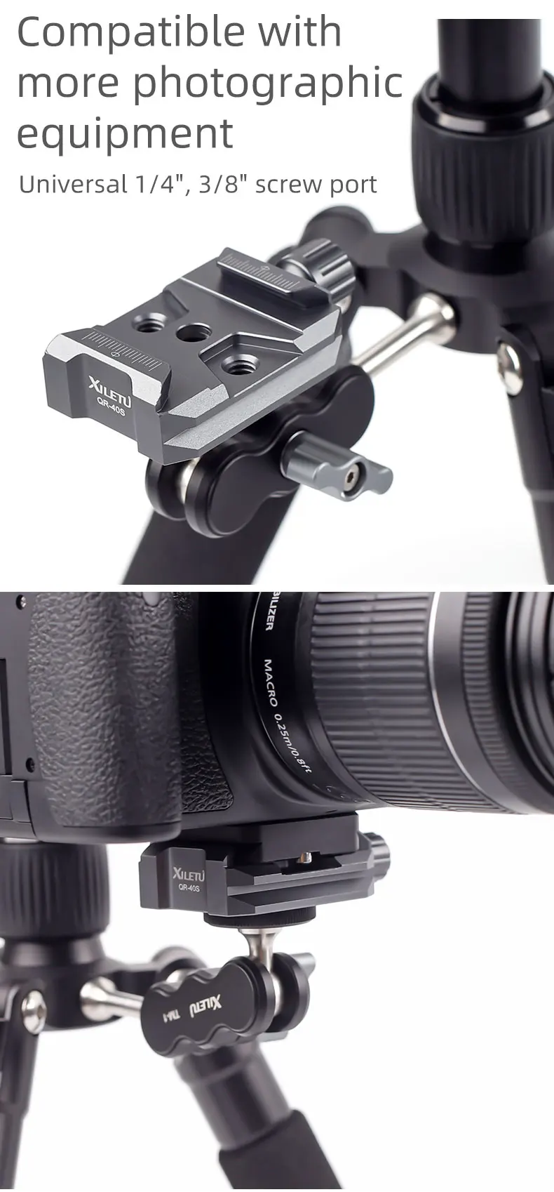 Quick Release Clamp XILETU QR40S ARCA Style Ronin SC for DJI Ronin S / Ronin SC