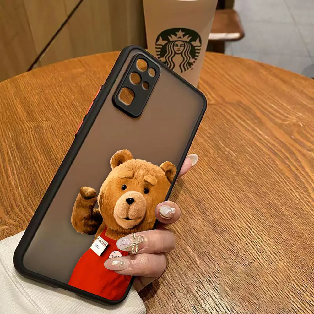 thumbnail image 1 of Funda mate para HONOR 70 50 30S 30 20 8X 9A 9X PLAY 4T X7 X8 X10 5G V40 Funda Coque Capa Shell travieso t-oso de peluche pareja, 1 of 5